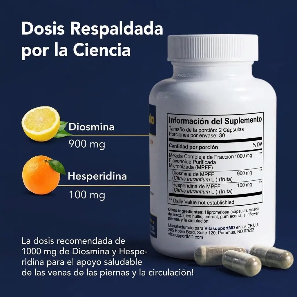 Cápsulas De Diosmina Y Hesperidina
