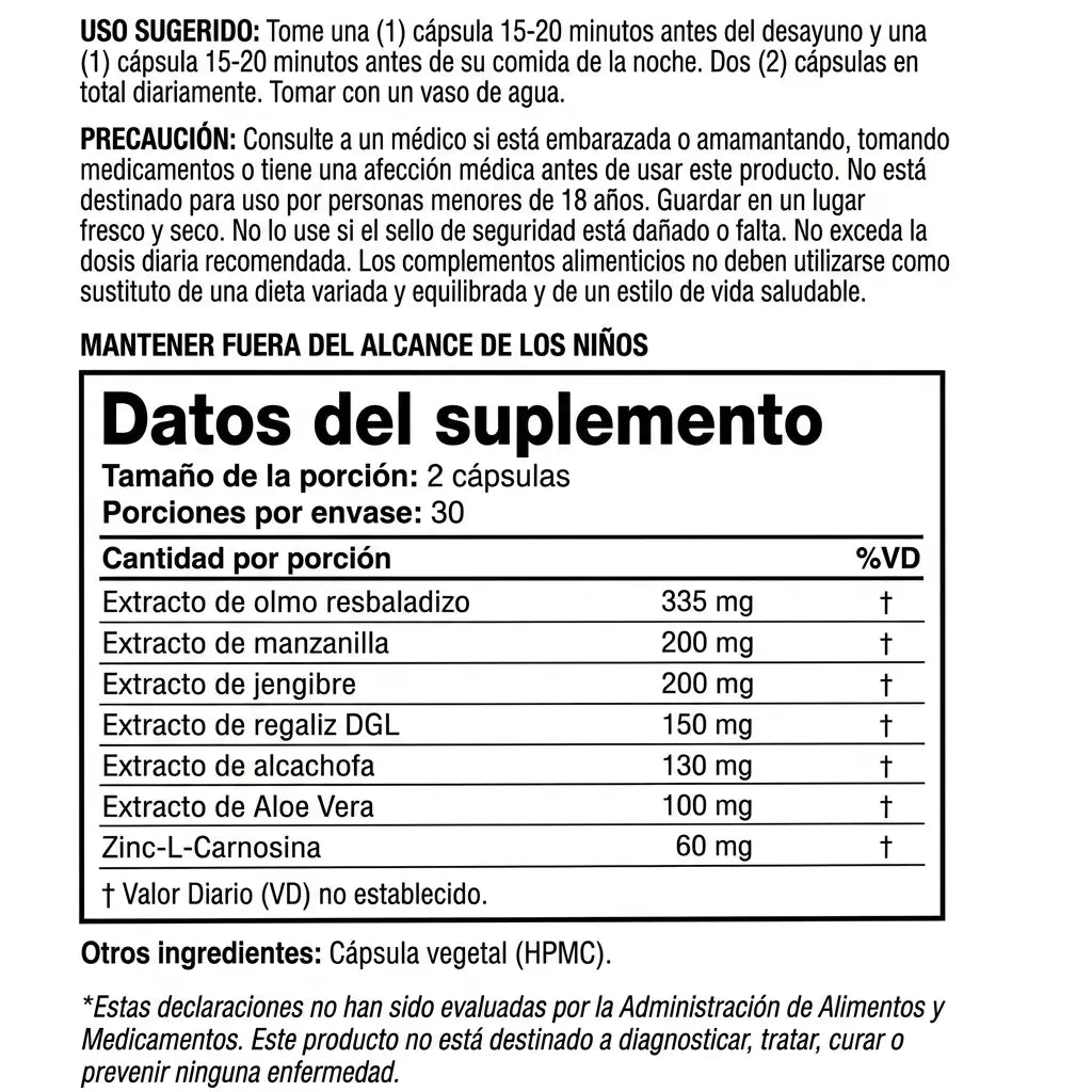 Fórmula digestiva avanzada RefluxCare