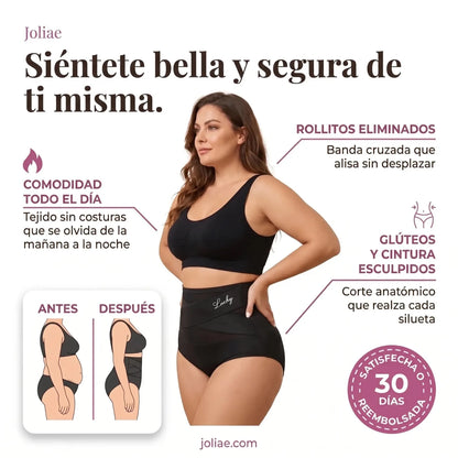 Faja Modeladora de Alta Cintura con Control Abdominal Sin Costuras