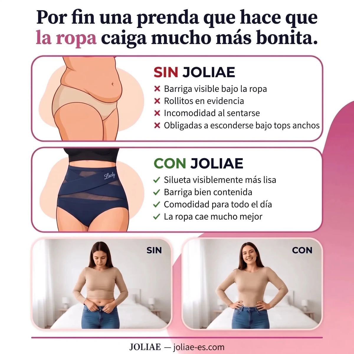 Faja Modeladora de Alta Cintura con Control Abdominal Sin Costuras