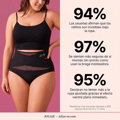Faja Modeladora de Alta Cintura con Control Abdominal Sin Costuras