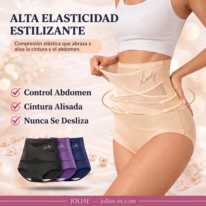 Faja Modeladora de Alta Cintura con Control Abdominal Sin Costuras