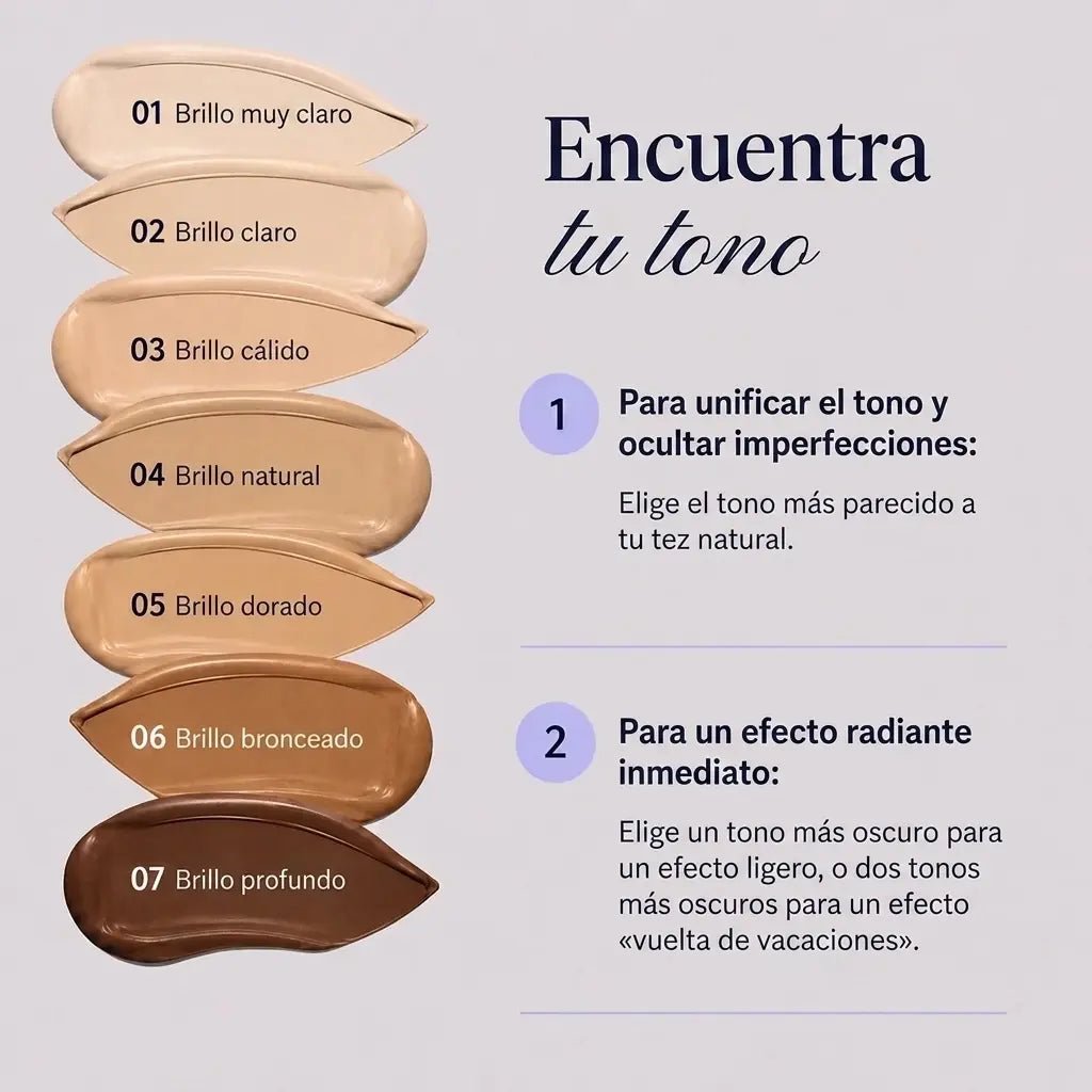 Corrector con efecto bronceador para el cuerpo + brocha GRATIS