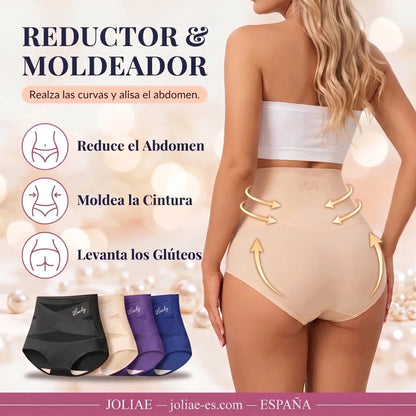 Faja Modeladora de Alta Cintura con Control Abdominal Sin Costuras
