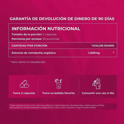 Cápsulas de Remolacha Joliae