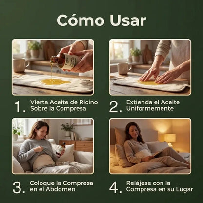 Paquete Desintoxicante De Aceite De Ricino