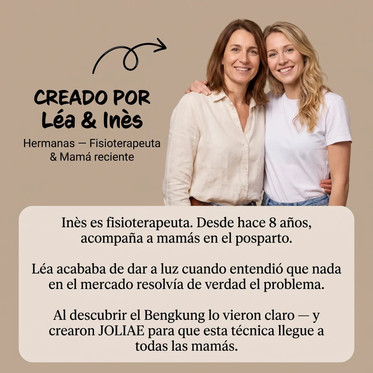 Braga Posparto — Compresión 360° — Creado por Léa & Inès