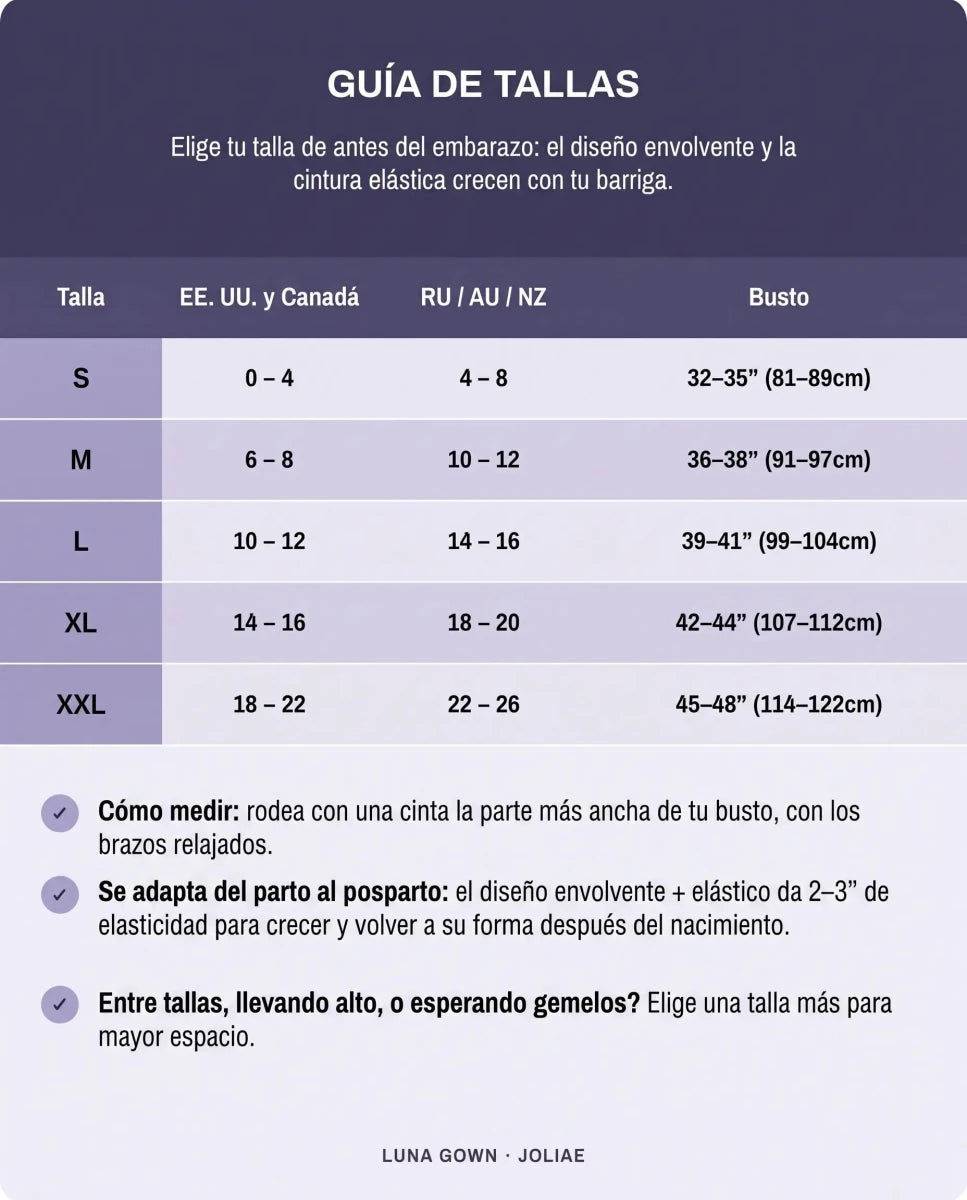 Bata Luna Para El Embarazo Y El Posparto