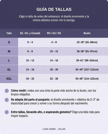 Bata Luna Para El Embarazo Y El Posparto